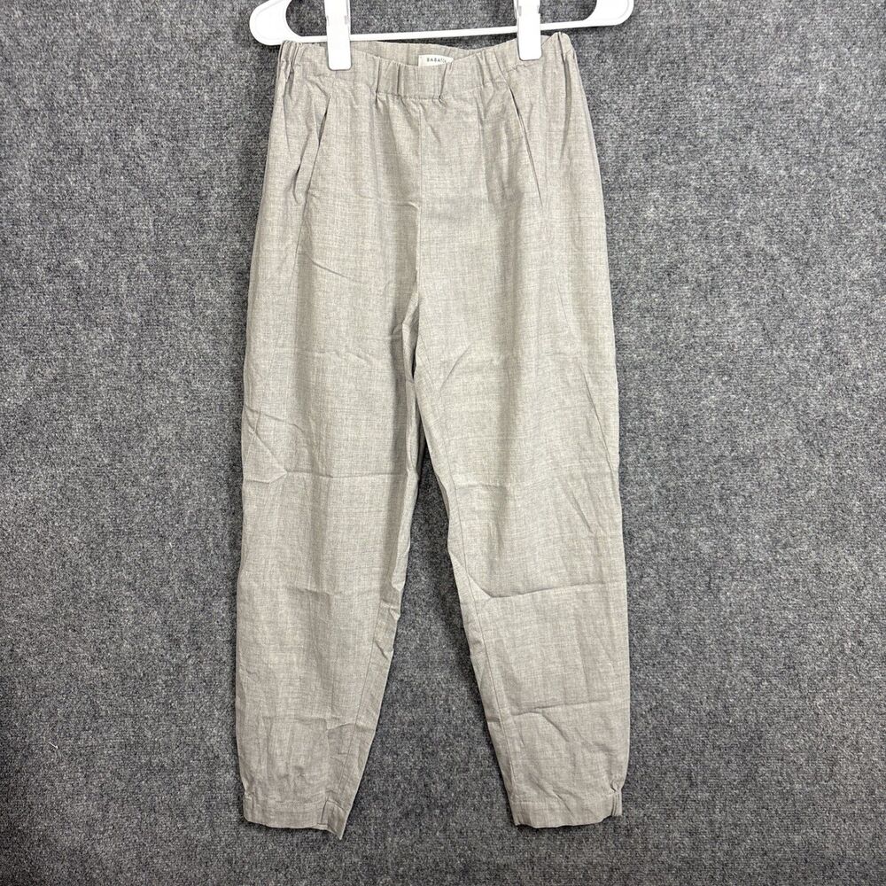 BaBaton Pants Womens Size S Gray Wool Blend Lightweight Tapered